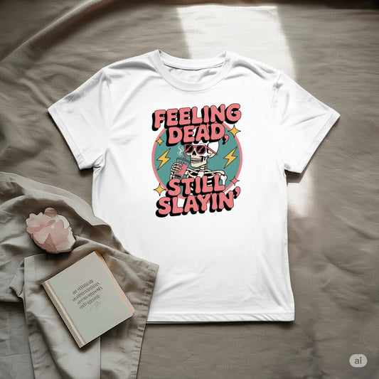 Feeling Dead Still Slaying T-Shirt