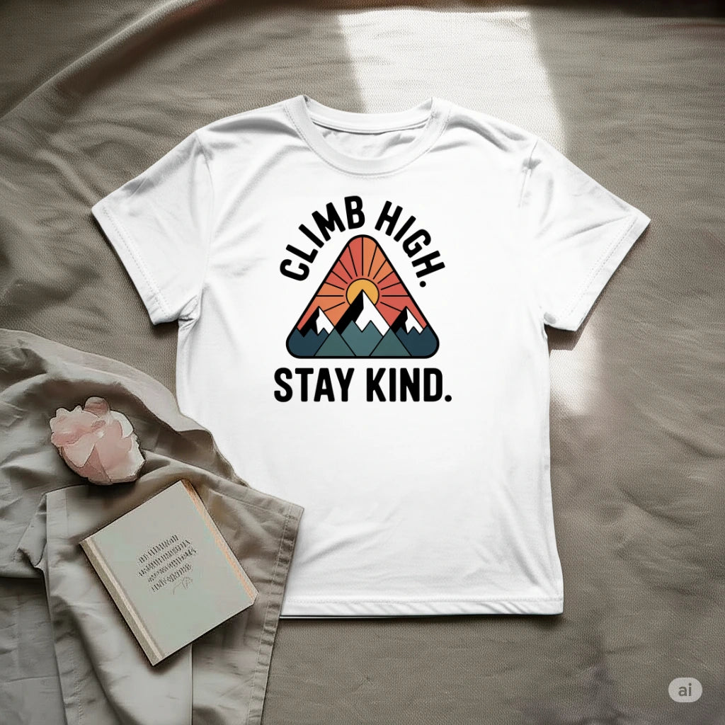 Climb high stay kind T-Shirt
