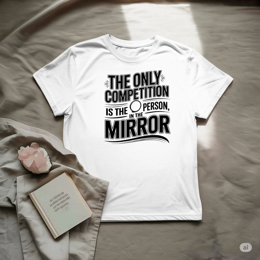 The only competition is the person in the mirror T-Shirt