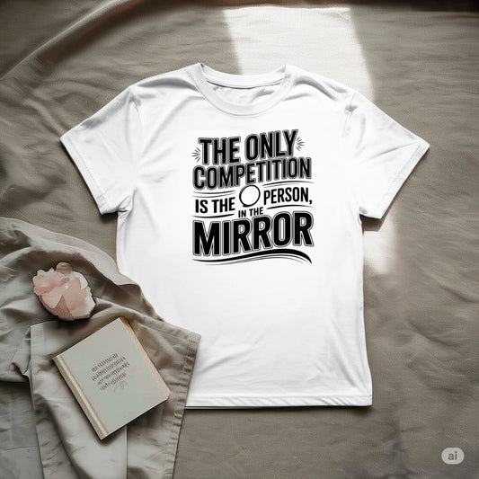 The only competition is the person in the mirror T-Shirt
