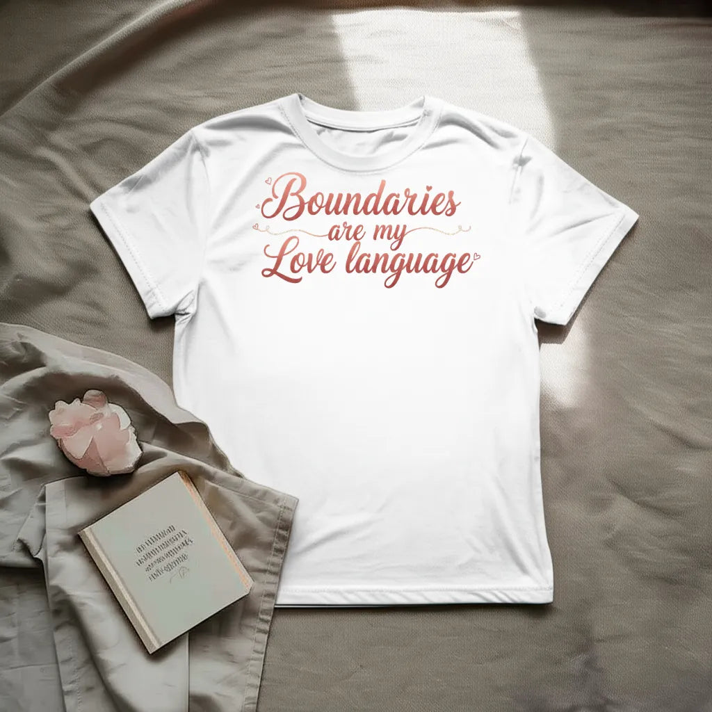 Boundaries are my Love  Language T-shirt