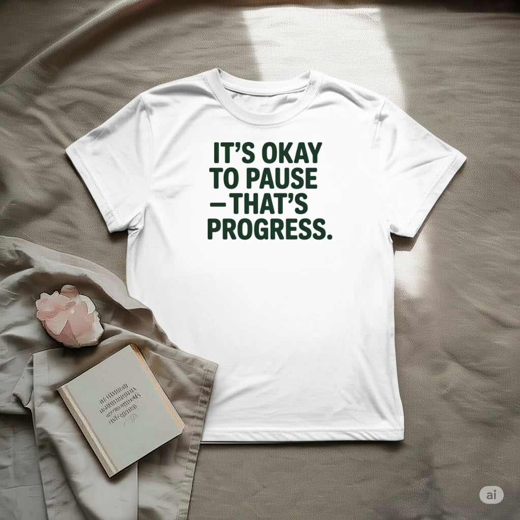 It's okay to pause that's progressT-Shirt