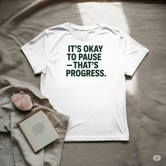 It's okay to pause that's progressT-Shirt