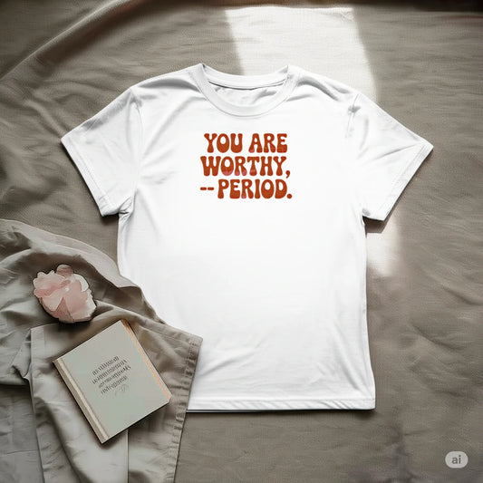 You are worthy period T-Shirt