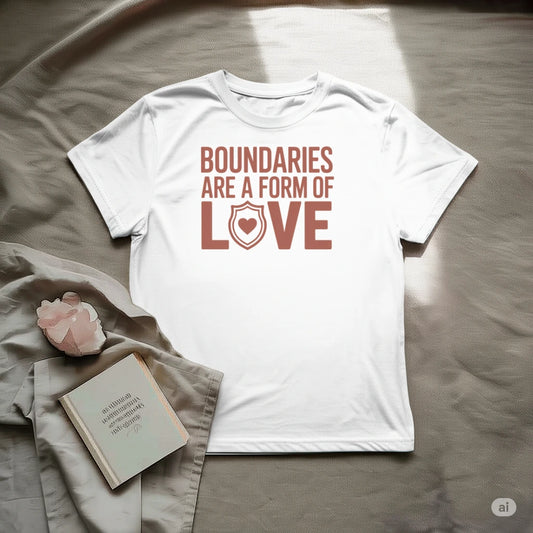 Boundaries are a form of love T-Shirt