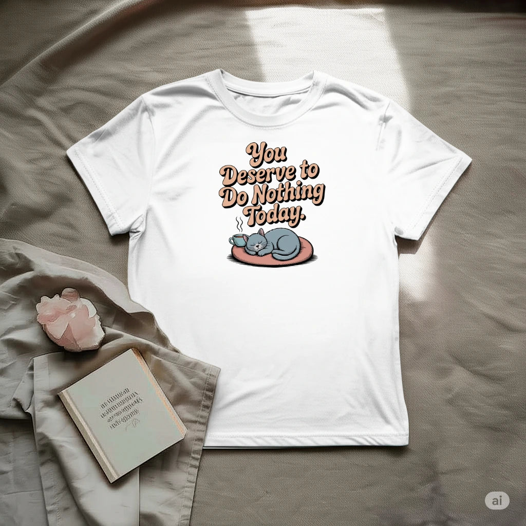 You deserve to do nothing today T-Shirt