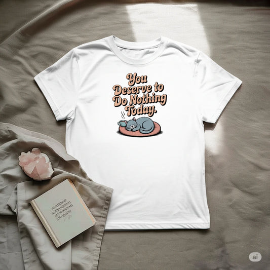 You deserve to do nothing today T-Shirt