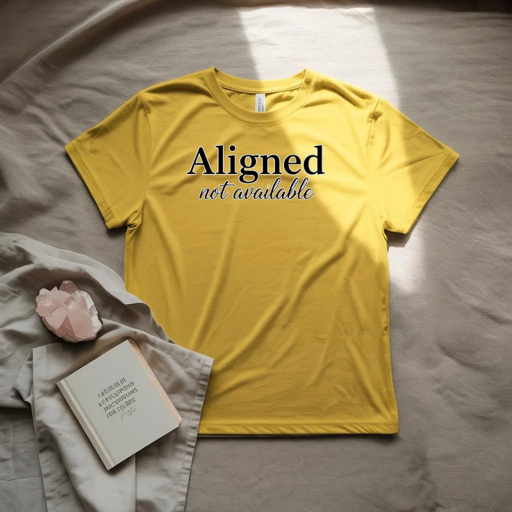 Aligned not available T-shirt