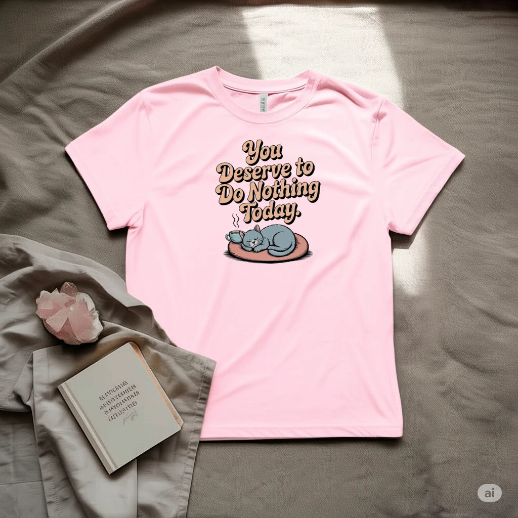 You deserve to do nothing today T-Shirt