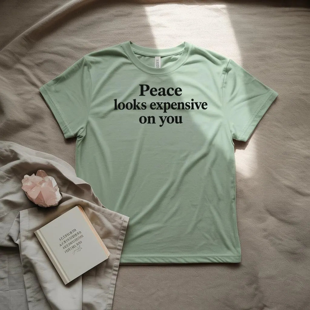 Peace looks expensive on  you T-shirt