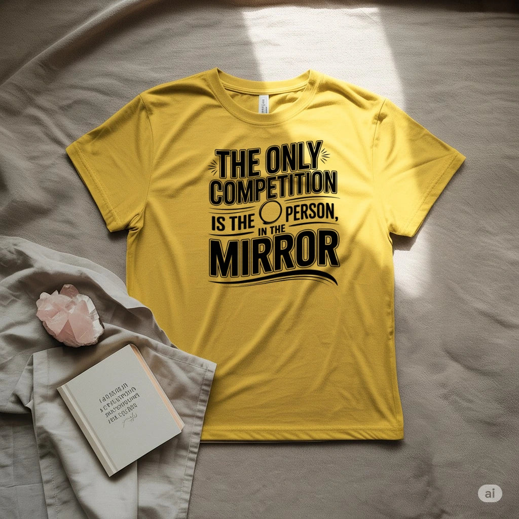 The only competition is the person in the mirror T-Shirt