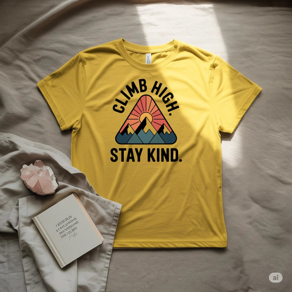 Climb high stay kind T-Shirt
