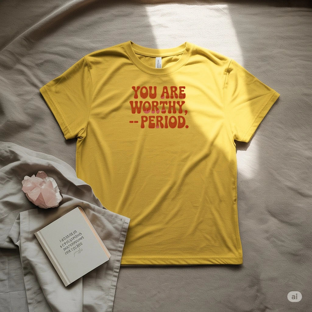 You are worthy period T-Shirt