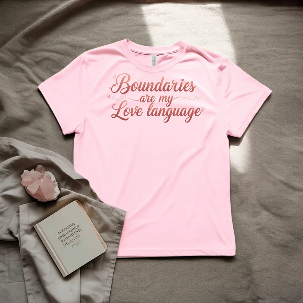 Boundaries are my Love  Language T-shirt