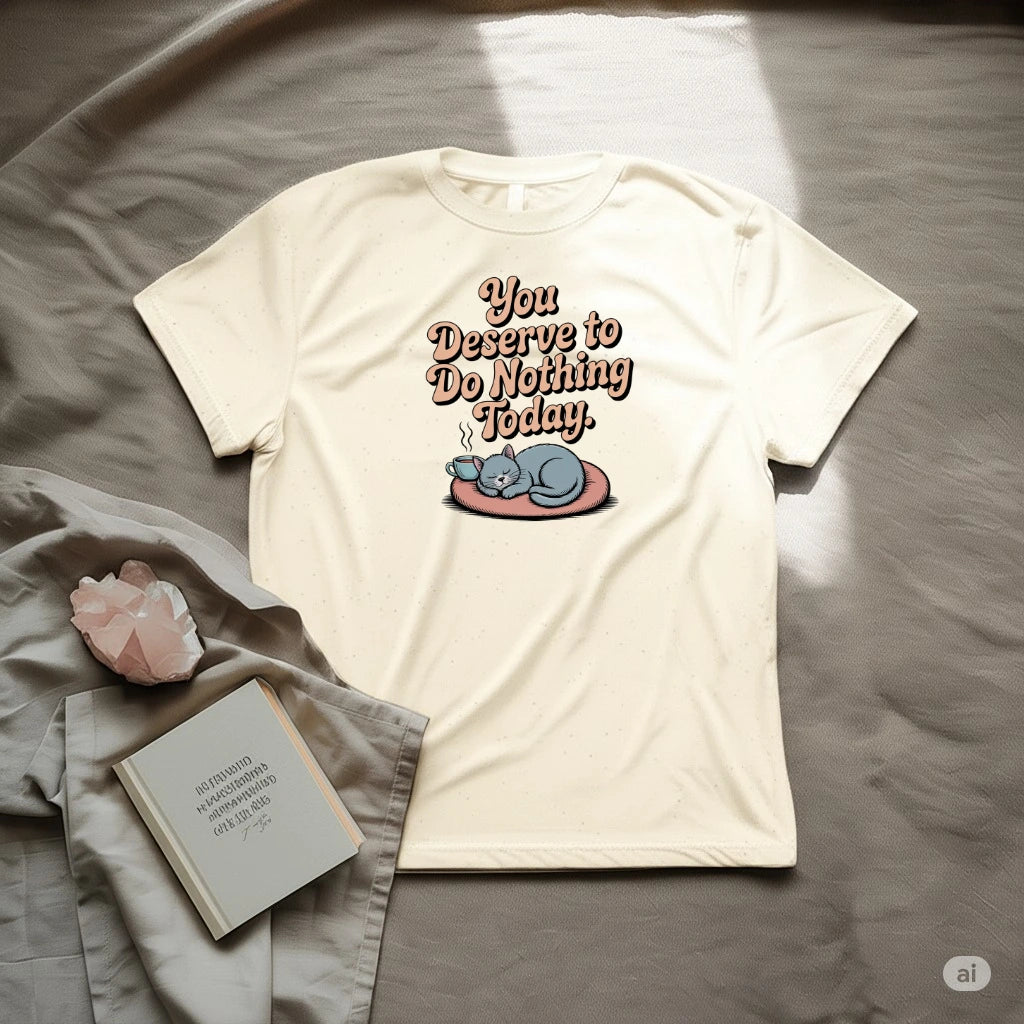 You deserve to do nothing today T-Shirt