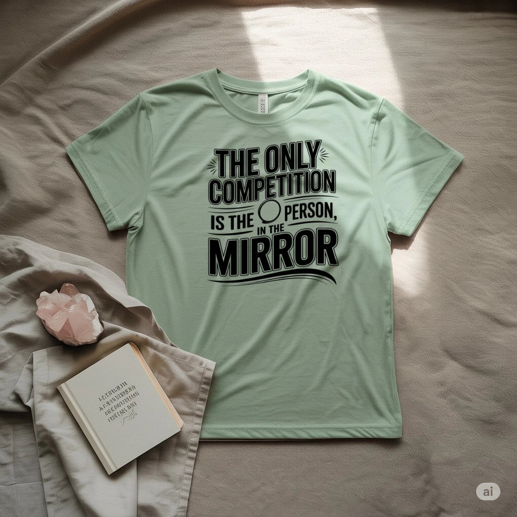 The only competition is the person in the mirror T-Shirt