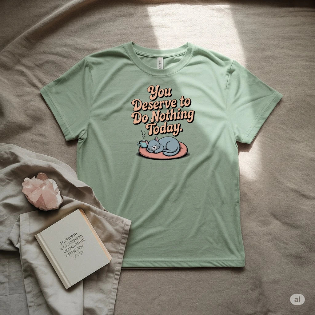 You deserve to do nothing today T-Shirt