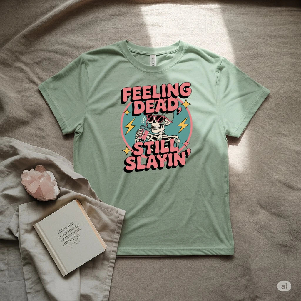 Feeling Dead Still Slaying T-Shirt