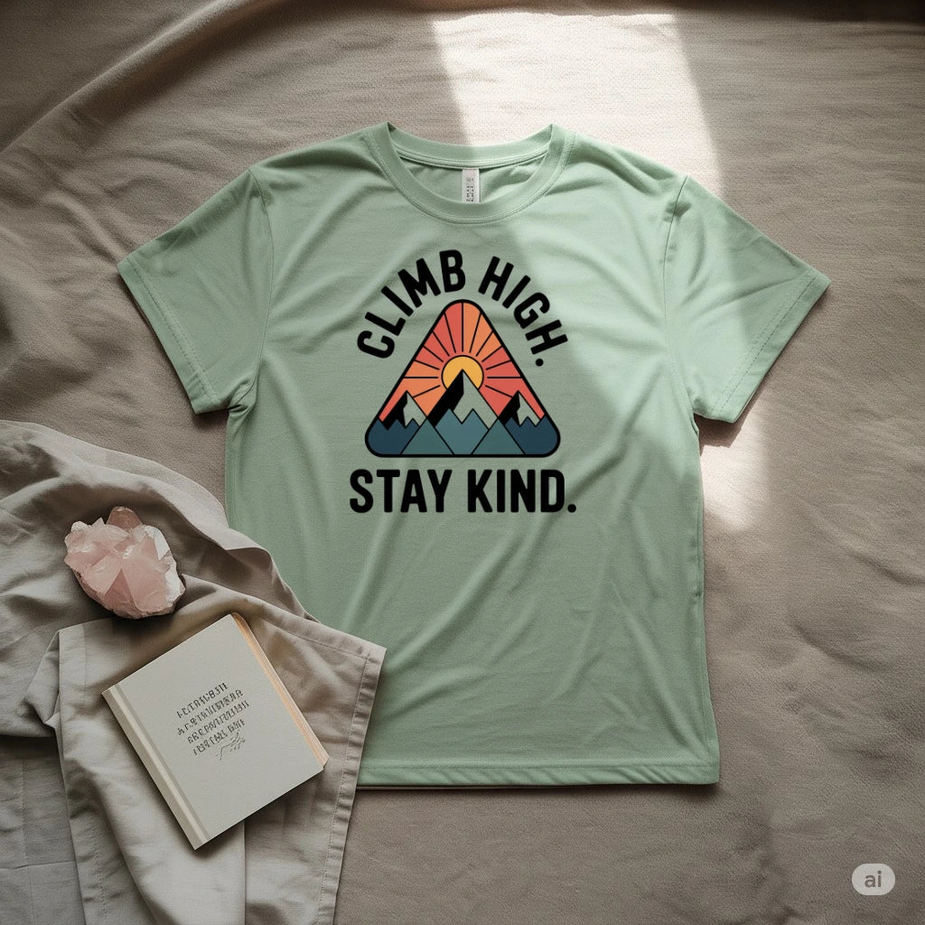 Climb high stay kind T-Shirt