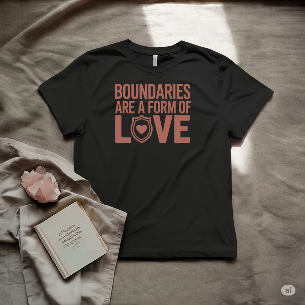 Boundaries are a form of love T-Shirt