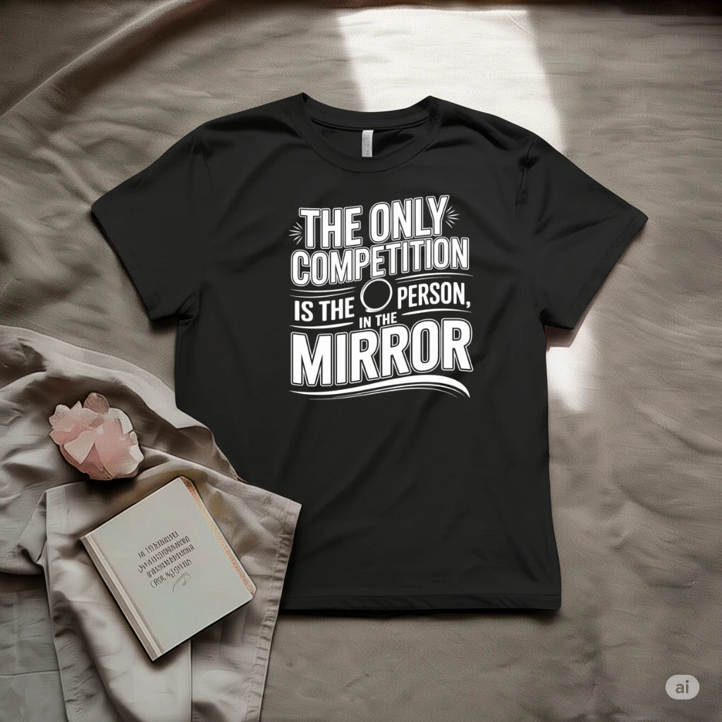 The only competition is the person in the mirror T-Shirt