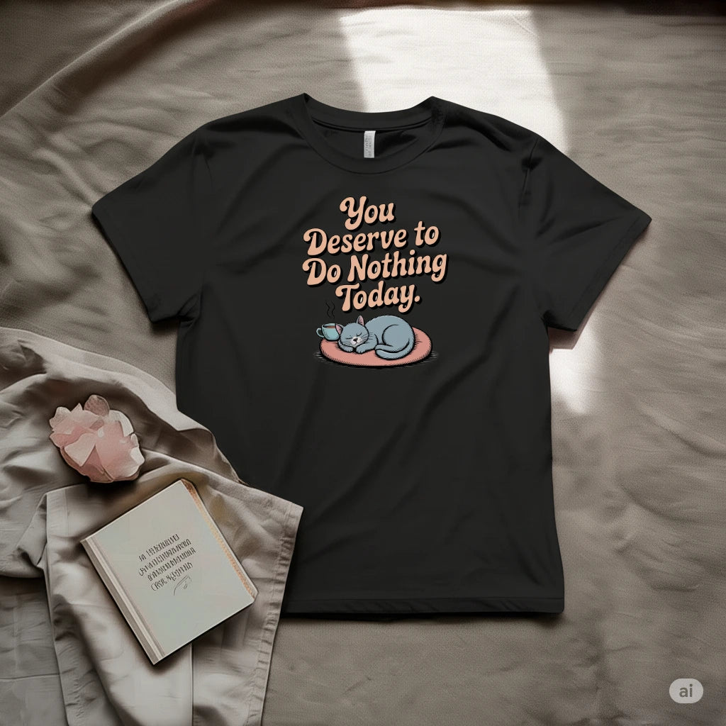 You deserve to do nothing today T-Shirt