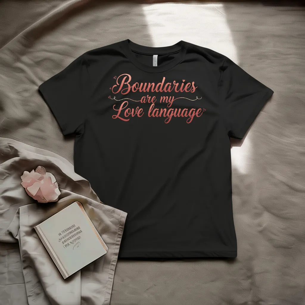 Boundaries are my Love  Language T-shirt